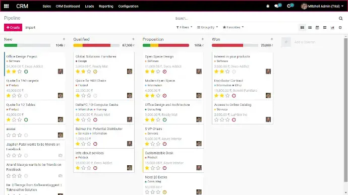Eosflow CRM and sales automation